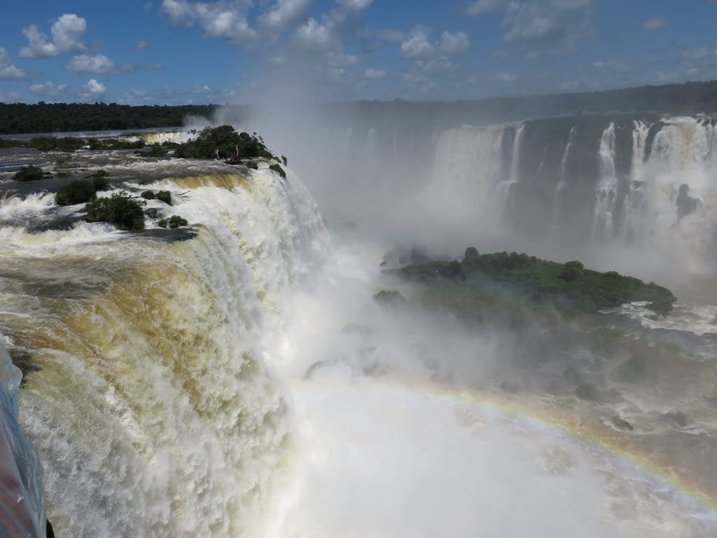 Garganta del Diablo desde lado brasileño.