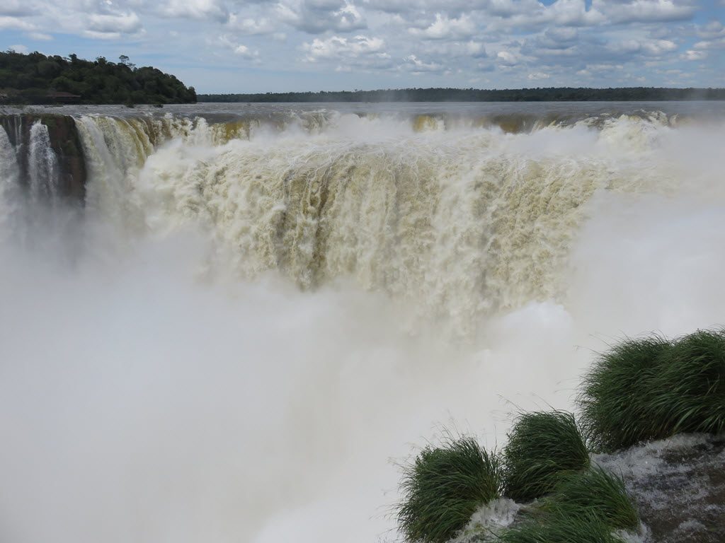 Garganta del Diablo. Imposible ver el fondo.
