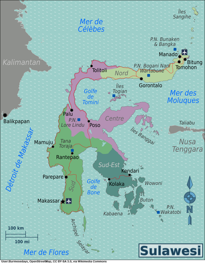 Sulawesi_Regions_map_fr
